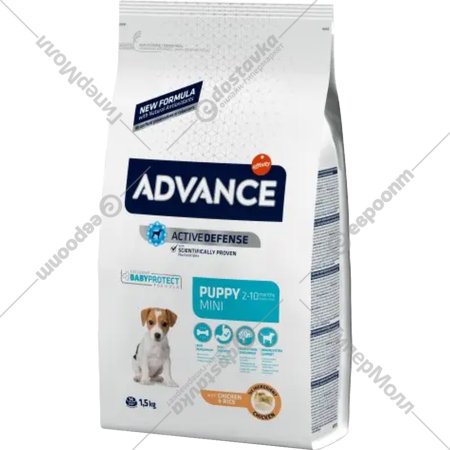 Корм для щенков «Advance» Puppy Protect, курица/рис, 1.5 кг