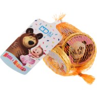 Шоколад фигурный Шоко авоська Маша и медведь, 60 г