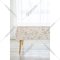 Скатерть «Arya» Poinsettia, 8680943222503, белый/золотистый, 150х150 см