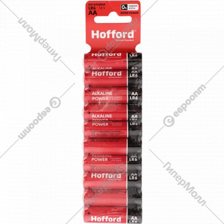 Элементы питания «Hofford» АА, 1.5 V, 10 шт