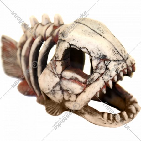 Декорация для аквариума «Deksi» Скелет рыбы №901, 22х14х11 см