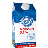 

Молоко"МИНСКАЯ МАРКА"(3.2%пас,п/пак)1.5л