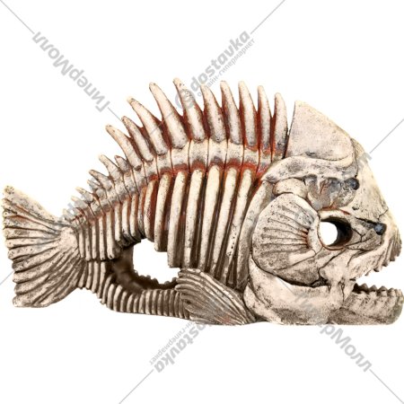 Декорация для аквариума «Deksi» Скелет рыбы №903, 33х22х14 см