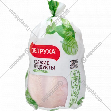 Тушка цыплёнка-бройлера охлаждённая, 1 кг, фасовка 1.4 кг