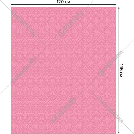 Скатерть «JoyArty» Розовый узор, tcox_56281, 120х145 см