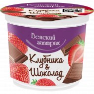 Творожный десерт «Венский завтрак» клубника-шоколад, 4%, 150 г