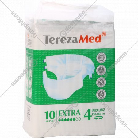 Подгузники медицинские «TerezaMed» XL Extra 4, 10 шт