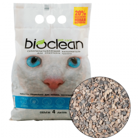 На­пол­ни­тель «Bioclean» cу­перв­пи­ты­ва­ю­щий для кошек, 4 л