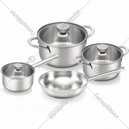 Набор кухонной посуды «Brabantia» Futura, BC-30005035, нержавеющая сталь, 4 предмета