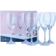 Набор бокалов для вина «Crystalex» Magnolia optic, 40934/8/350, 6 шт