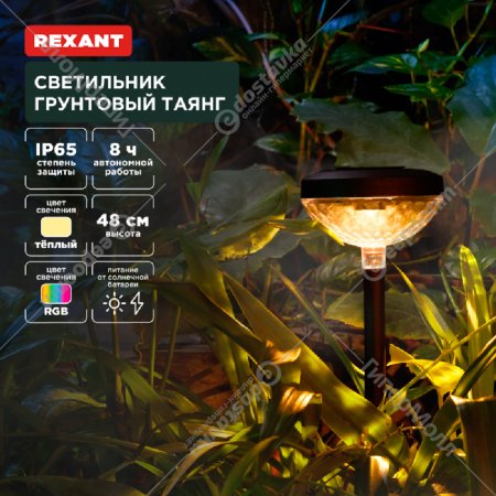 Светильник грунтовый «Rexant» Таянг, 3000К/RGB, 602-2429