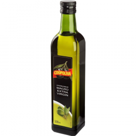 Масло олив­ко­вое «Coopoliva» Extra Virgin нера­фи­ни­ро­ван­ное, 500 мл