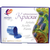 

Краски акрил.художест.(12цв,22С 1409-08)