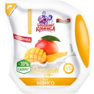 Йогурт пи­тье­вой «Ба­буш­ки­на крын­ка» манго 1,0% 500 г
