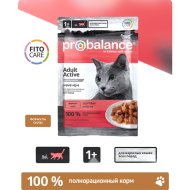 Корм для кошек «ProBalance» Active, для активных кошек, 28х85 г