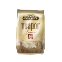 

Творог клас."СТАРЫ МЕНСК"(пакет,6%) 400г