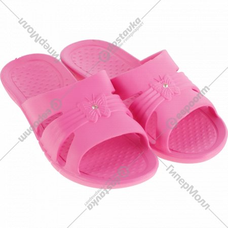 Обувь женская «ASD» пантолеты, ЖШ-08, размер 36, розовые/бабочки