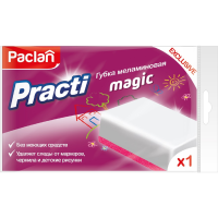 

Губка меламиновая "PRACTI MAGIC"(1шт)