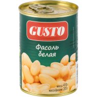 Фасоль кон­сер­ви­ро­ван­ная «Gusto» белая, 410 г