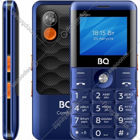 Мобильный телефон «BQ» Comfort BlueBlack, BQ-2006