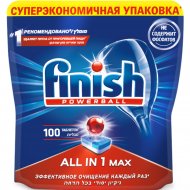 Таблетки для посудомоечных машин «Finish» Powerball. All in 1 Max, 100 шт