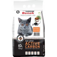 Наполнитель для кошачьего туалета «Super Benek» Active Carbon, 10 л