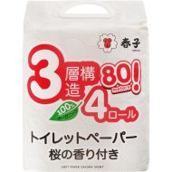 Бумага туал«HARUKO»(Акцент,сак,3сл)4рул