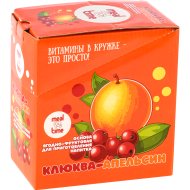 Основа MealTime ягодно-фруктовая клюква с апельсином, 10х60 г