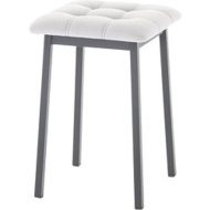 Табурет «AMC» Comfort, 7К1.6, черный/серый кожзам