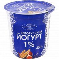 Йогурт «Молочный мир» Белорусский, инжир, 1%, 350 г