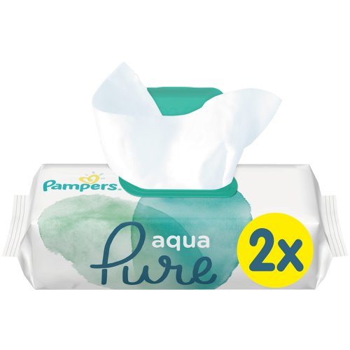 Детские влажные салфетки «Pampers» Aqua Pure, 96 шт