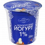 Йогурт «Молочный мир» Белорусский, яблоко-мюсли, 1%, 350 г