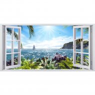 Фотообои «Citydecor» Вид из окна 2, 3 листа, 300х150 см