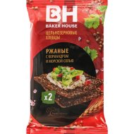 Хлебцы цельнозерновые «Baker House» Скандинавские, ржаные, с кориандром и морской солью, 45 г