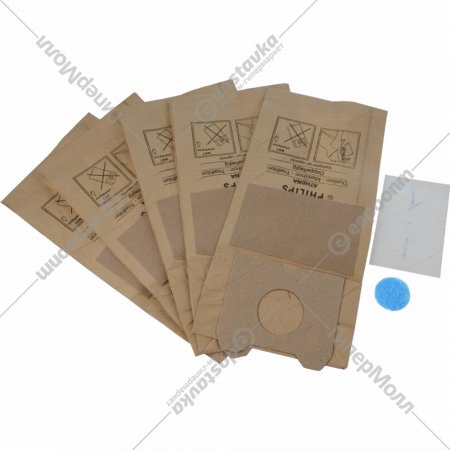 Комплект мешков бумажных «Dr.Electro» KG0002475, для пылесоса Philips Athena