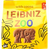 Печенье сдобное «Leibniz» Zoo, с какао, 100 г