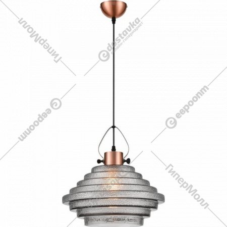 Подвесной светильник «Vele Luce» Genio, VL5402P21, медь/черный