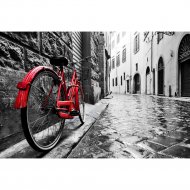 Фотообои «Citydecor» Красный велосипед, 3 листа, 300х254 см