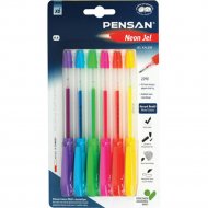 Ручки гелевые «Pensan» Neon Gel, 2290/B6, 6 цветов, 6 шт