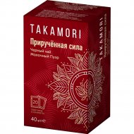 Чай черный «Takamori» Прирученная сила, молочный пуэр, 20х2 г