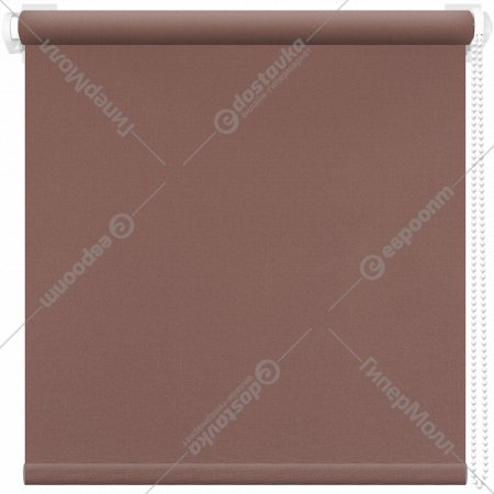 Рулонная штора «АС Март» Плейн, молочный шоколад, 72х175 см