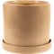 Горшок для цветов Котовский Дом Керамики Лидер №3, 4095, латте, 12х12.5 см