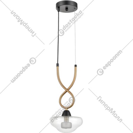 Подвесной светильник «Vele Luce» Janice, VL5444P01, черный/золото