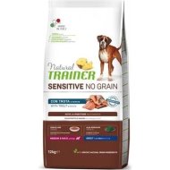 Корм для собак «Trainer» Sensitive Med&Max Adult No Grain, форель, 12 кг