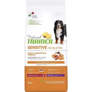 Корм для собак «Trainer» Sensitive Medium&Maxi Adult No Gluten, лосось, 12 кг