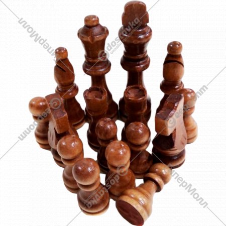 Фигуры шахматные деревянные.