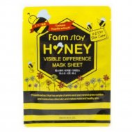 Тканевая маска для лица «FarmStay» с медом и прополисом, 23 мл