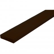 Притворная планка «Стройдетали» Вилейка ольха, Венге, 200х4х1.2 см