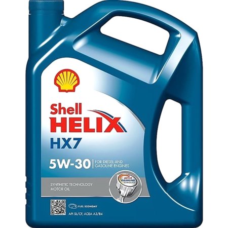 Масло моторное Shell Helix HX7, 5W-30, 550040004, 4 л