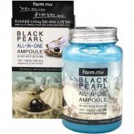Сыворотка для лица «FarmStay» Black Pearl All-In-One Ampoule, с черным жемчугом, 772860, 250 мл